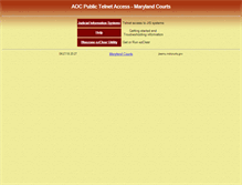 Tablet Screenshot of jisemu.mdcourts.gov
