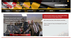 Desktop Screenshot of mdcourts.gov